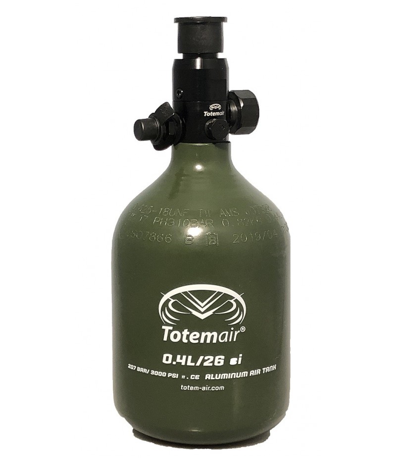 Totem Air System 0.4L/26ci 3000psi π CE Aluminum Tank & Preset