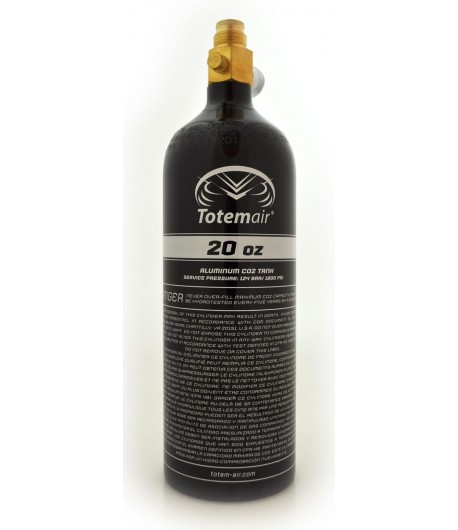 Totem Air 20 Oz Pi Bottle + On/Off Valve