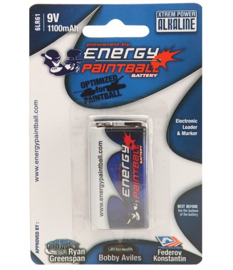 Energy Paintball 9V Alkaline Battery