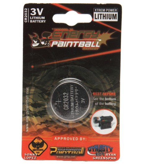 Energy Paintball CR2032 Lithium 3V Battery